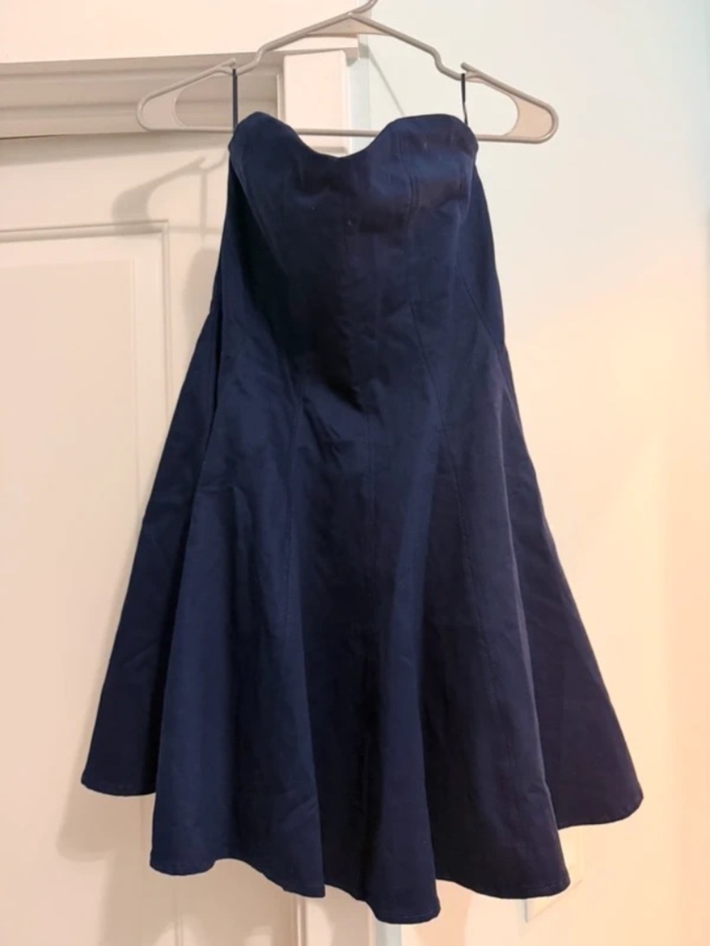 NWT Altar’d State White Strapless Fit & Flare Mini Dress Large